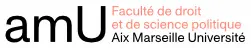 Logo d'Aix-Marseille Université - Faculté de droit et de science politique.