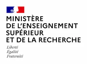 Logo du Ministère de l'Enseignement Supérieur et de la Recherche.