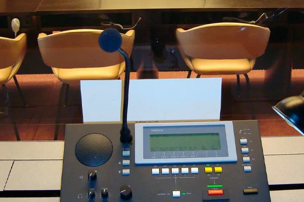 Expert conference interpreting services for international events, seminars, and business meetings.